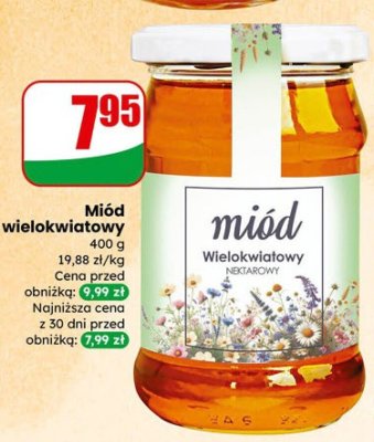 Miód wielokwiatowy promocja w Dino