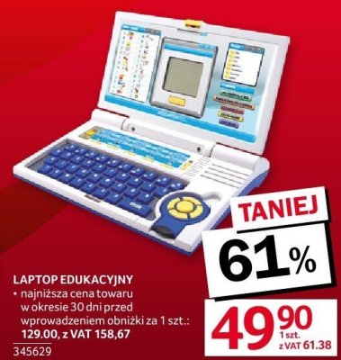 Laptop edukacyjny promocja w Selgros