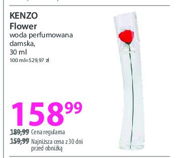 Woda perfumowana Kenzo flower promocja w Hebe