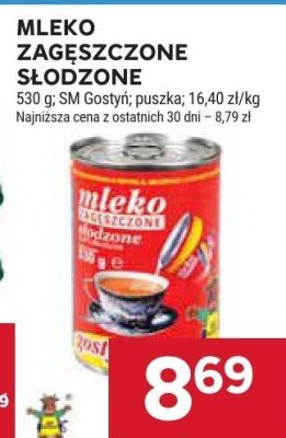 Mleko zagęszczone Gostyń promocja w Stokrotka