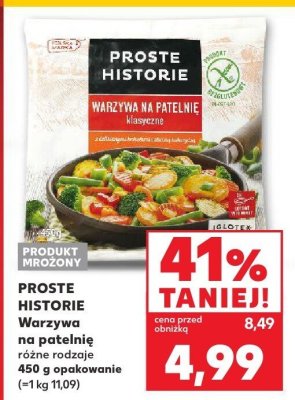 Warzywa na patelnię różne rodzaje promocja w Kaufland