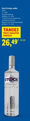 Wódka Stock Prestige promocja