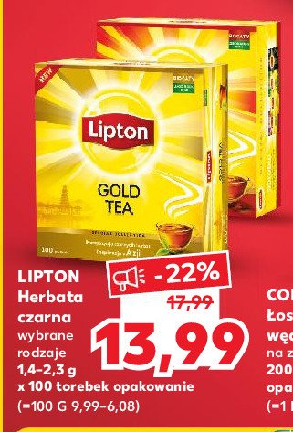 Herbata gold Lipton special collection promocja