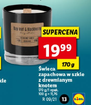 艢wieca zapachowa bay leaf & blackberry Aura fragrances candles promocja