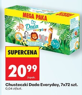 Chusteczki 7x72 szt. promocja w Biedronka