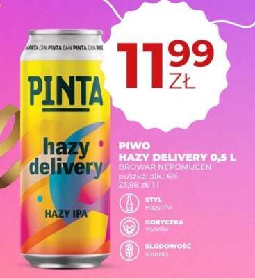 Piwo promocja w Duży Ben