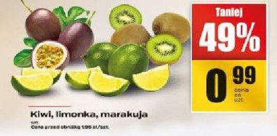 Kiwi, limonka, marakuja promocja w Supeco