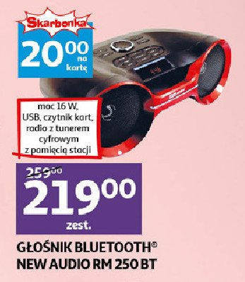 Boombox rm250bt New audio promocja