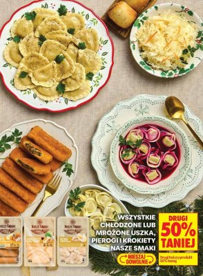 Uszka wszystkie rodzaje drugi produkt -50% promocja w Biedronka