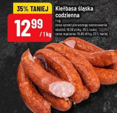 Kiełbasa śląska codzienna promocja w POLOmarket