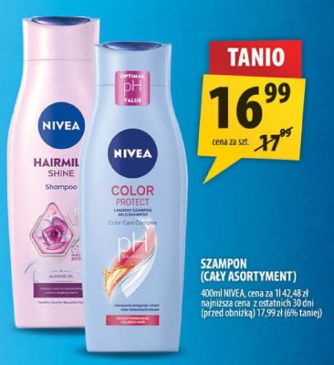 Szampon Nivea (cały asortyment) promocja w Arhelan