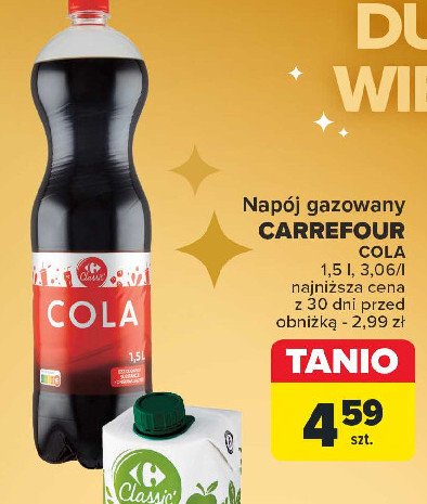 Napój cola Carrefour classic promocja w Carrefour Market