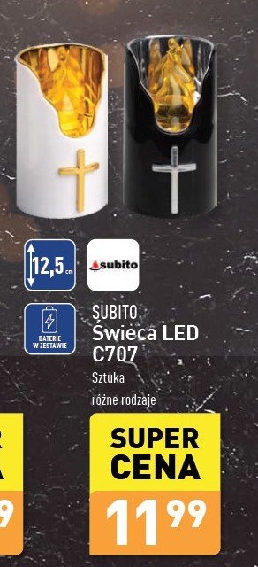 Świeca led c707 Subito promocja