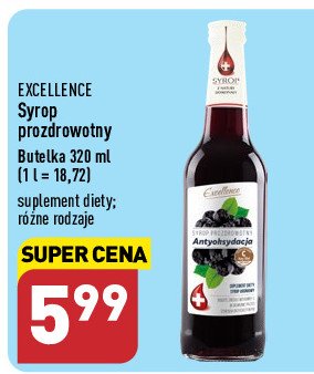 Syrop jagodowy Excellence promocja