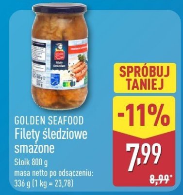 Filety śledziowe smażone promocja w Aldi