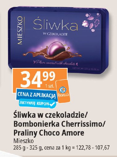 Śliwki w czekoladzie Mieszko promocja