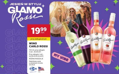Wino Carlo Rossi Bianco promocja w Stokrotka