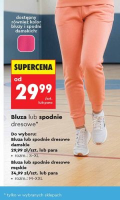 Spodnie dresowe damskie promocja w Biedronka