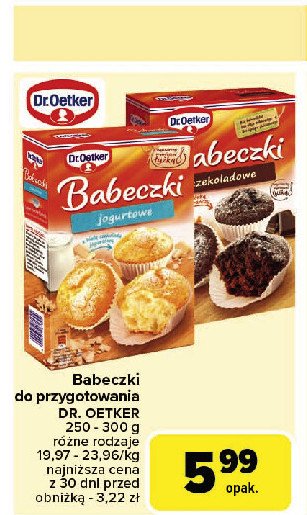 Babeczki jogurtowe Dr. oetker promocja