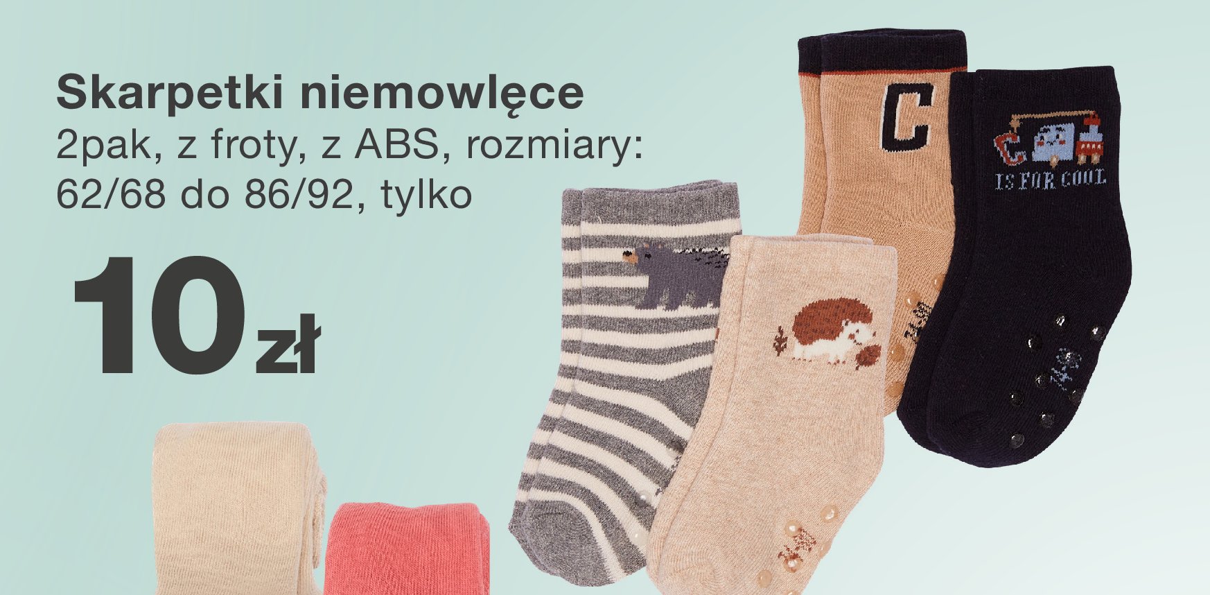 Skarpetki niemowlęce abs promocja