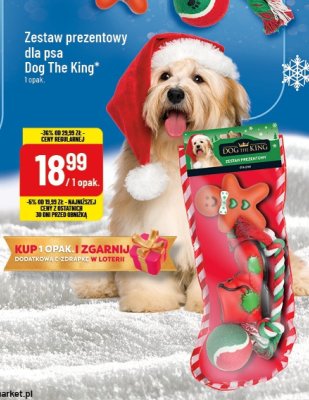 Zestaw prezentowy dla psa Dog The King promocja w POLOmarket