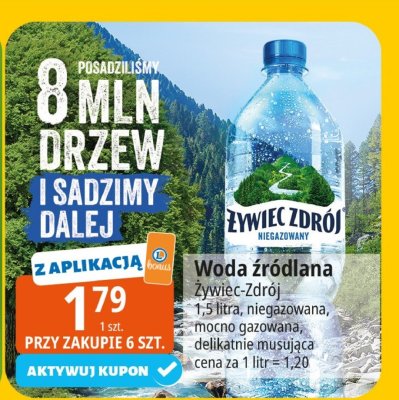 Woda źródlana Żywiec-Zdrój promocja w Leclerc