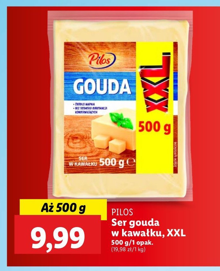 Ser gouda xxl Pilos promocja