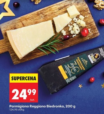 Ser Parmigiano Reggiano 200 g promocja w Biedronka