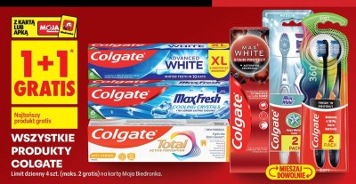 Pasta do zębów Colgate różne rodzaje promocja w Biedronka