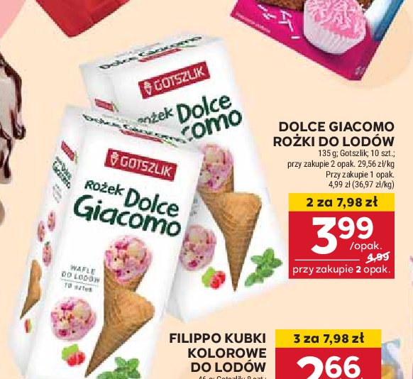 Ro偶ek dolce giacomo Gotszlik promocja