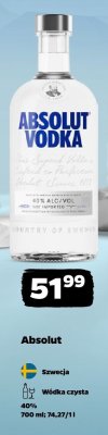 Wódka ABSOLUT ANDY WARHOL LIMITED EDITION promocja w Netto