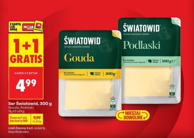 Ser Podlaski 300g promocja w Biedronka