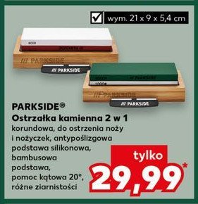 Ostrzałka kamienna 2w1 Parkside promocja