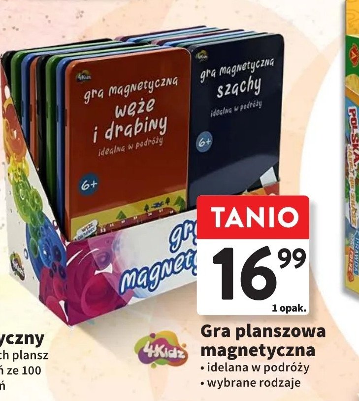 Gra magnetyczna szachy 4kidz promocja