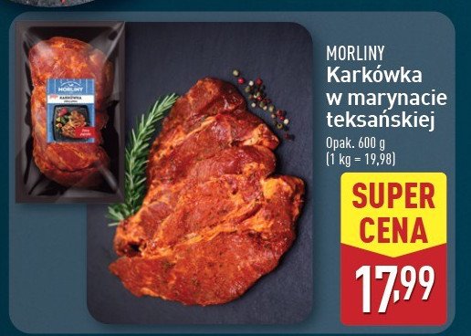 Karkówka w marynacie texas Morliny promocja w Aldi