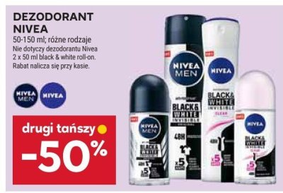 Dezodorant NIVEA 50-150 ml, różne rodzaje promocja w Stokrotka