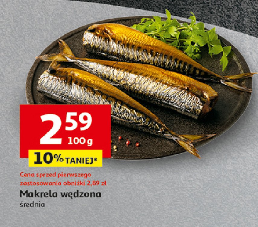 Makrela wędzona promocja w Auchan