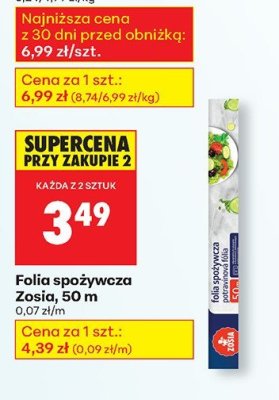 Od poniedziałku, Z ladą tradycyjną, strona 73 promocja w Biedronka