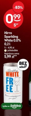 Napój Hirro Sparkling White 0.0% 0,2l promocja w Żabka