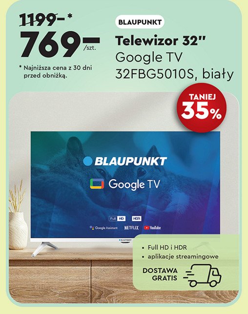 Telewizor 32" 32fbg5010s Blaupunkt promocja