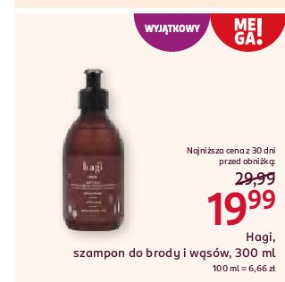 Szampon do brody i wąsów Hagi promocja