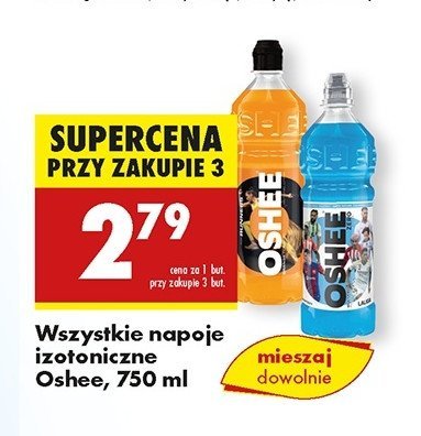 Napój izotoniczny pomarańczowy Oshee promocja