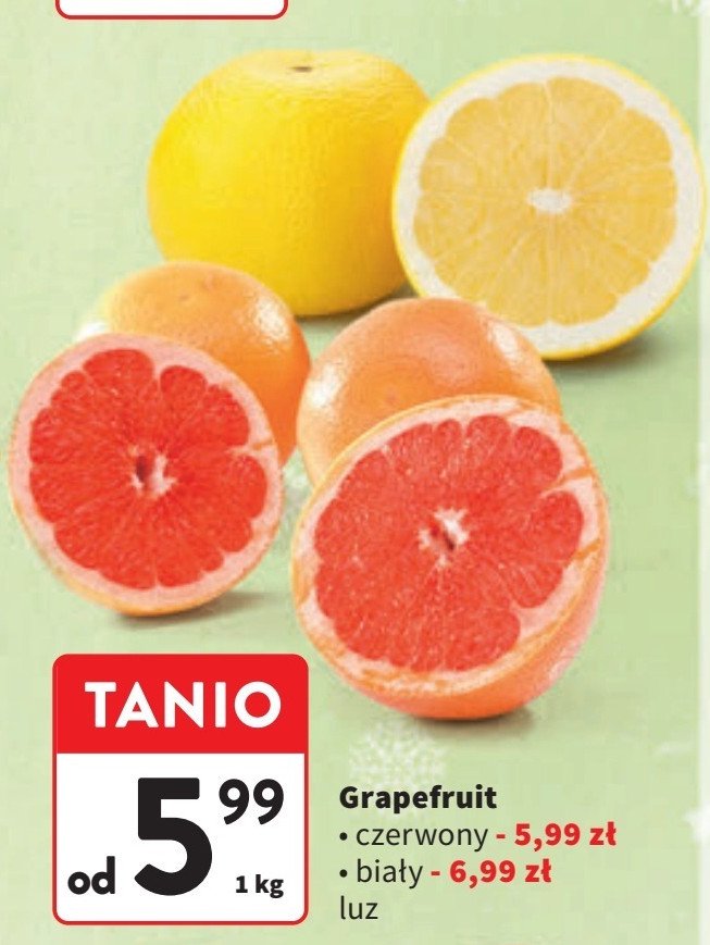 Grapefruit czerwony promocja w Intermarche