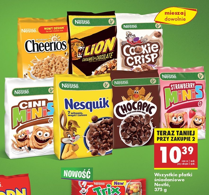 Płatki śniadaniowe Chocapic promocja w Biedronka