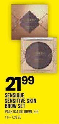 Paletka do brwi Sensique Sensitive Skin Brow Set promocja w Drogerie Natura