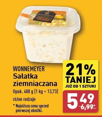 Sałatka ziemniaczana Wonnemeyer feinkost promocja