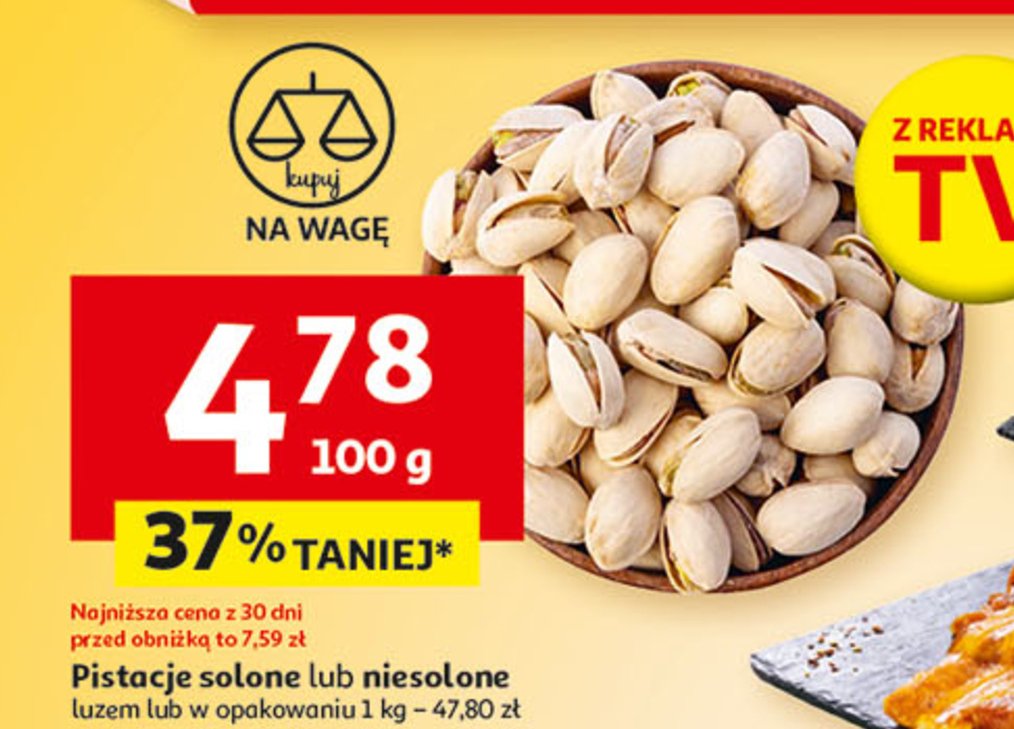 Pistacje solone promocja w Auchan