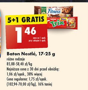 Baton Nestle trix promocja w Biedronka