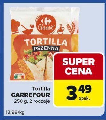 Tortilla pszenna CARREFOUR promocja w Carrefour Express