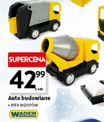 Auto budowlane WADER promocja w Intermarche